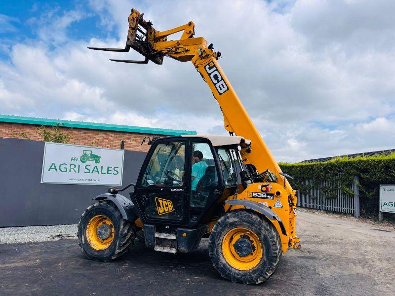 JCB 536-60 AGRI SUPER TELEHANDLER*C/W JOYSTICK CONTROL*YEAR 2012*VIDEO*