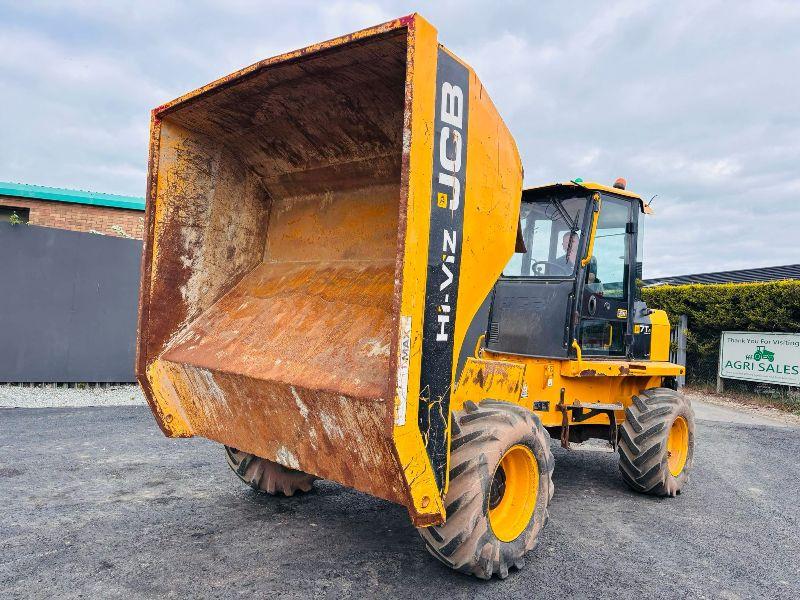 JCB 7FT 7 TONNE STRAIGHT TIP DUMPER* READING 1285 HOURS*YEAR 2018*VIDEO*