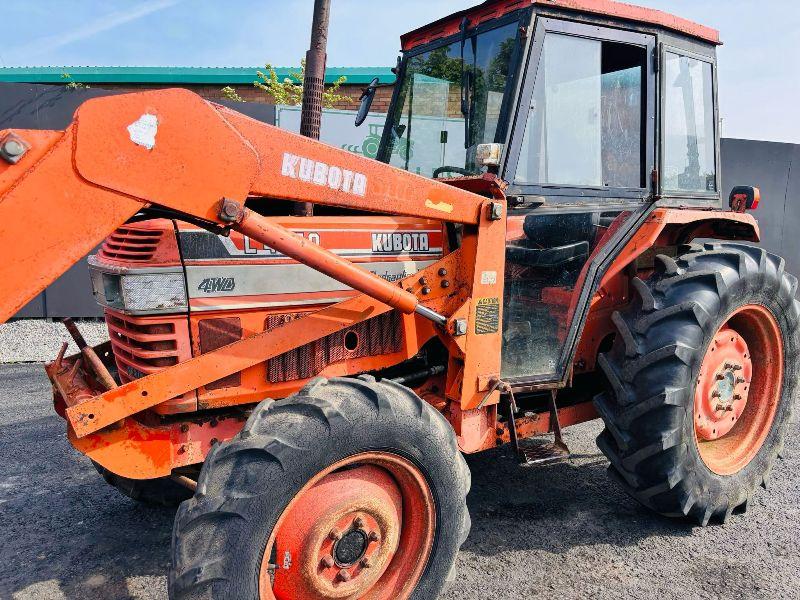 KUBOTA L4150 4WD LOADER TRACTOR (STOPS DRVING WHEN PUMP GETS WARM)*VIDEO*