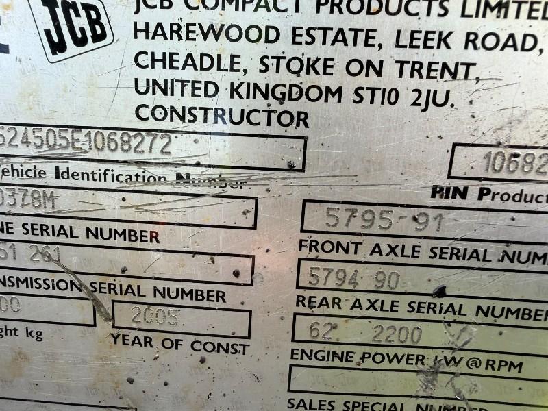 JCB 524-50 TELEHANDLER*C/W PALLET TINES*VIDEO*