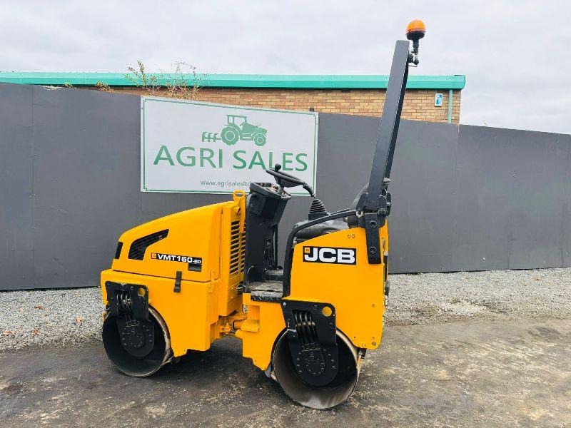 JCB VMT 160-80 DOUBLE DRUM ROLLER*YEAR 2016*VIDEO*