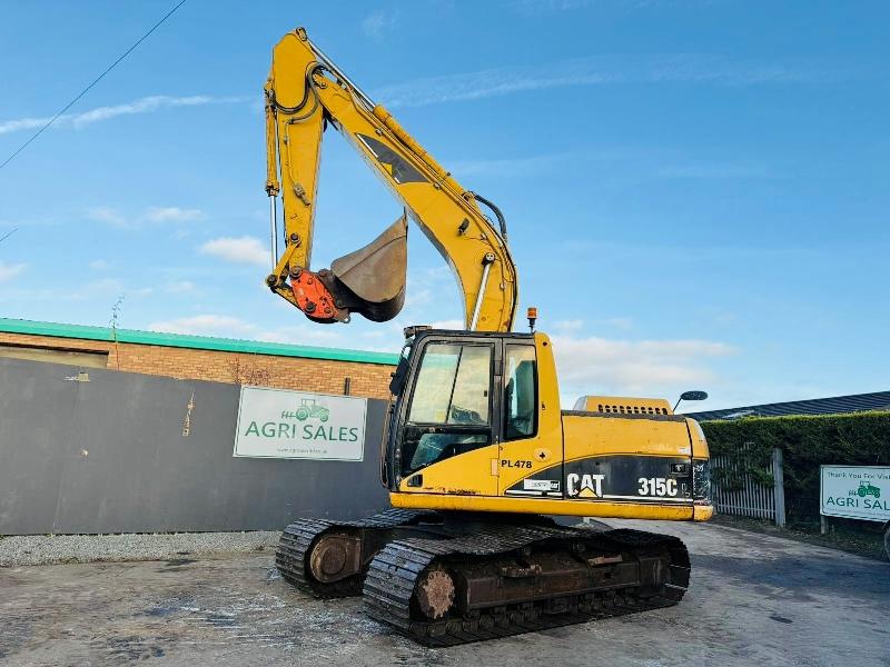 CATERPILLAR 315C EXCAVATOR*C/W BUCKET*VIDEO*