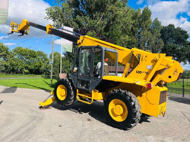 JCB 530-120 4WD TELEHANDLER *12 METERS* C/W PALLET TINES *VIDEO*