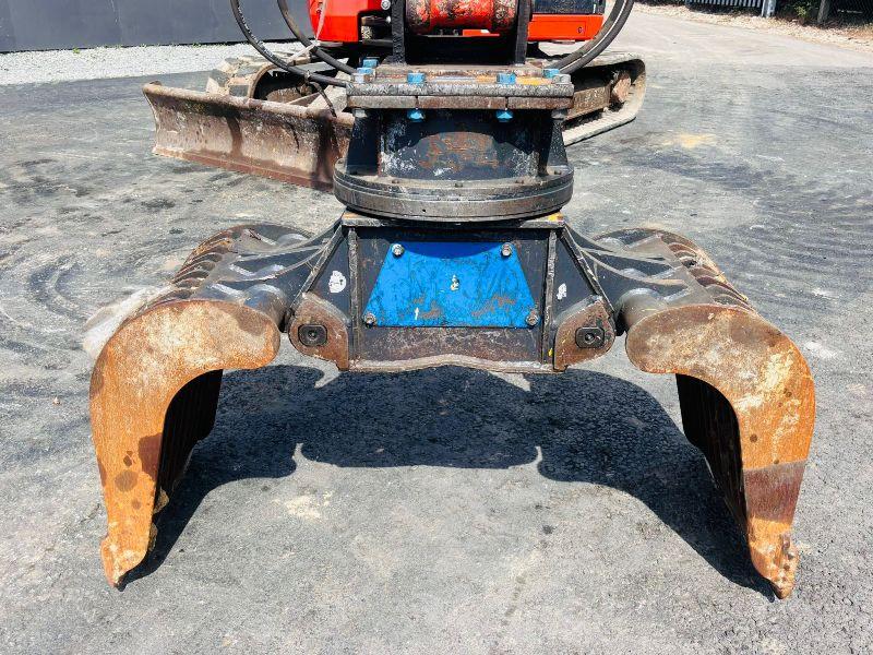 KUBOTA KX080-4A2 EXCAVATOR* YEAR 2021*C/W SELECTOR GRAB*VIDEO*