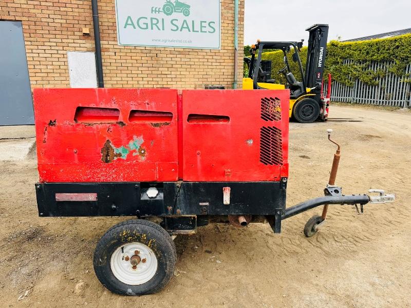 15KVA TOWABLE GENERATOR*C/W 3 CYLINDER KUBOTA ENGINE*VIDEO*