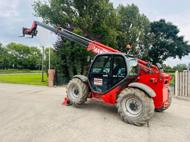 MANITOU MLT1030 4WD TELEHANDLER *10 METER, 4834 HOURS* C/W PALLET TINES*VIDEO* 