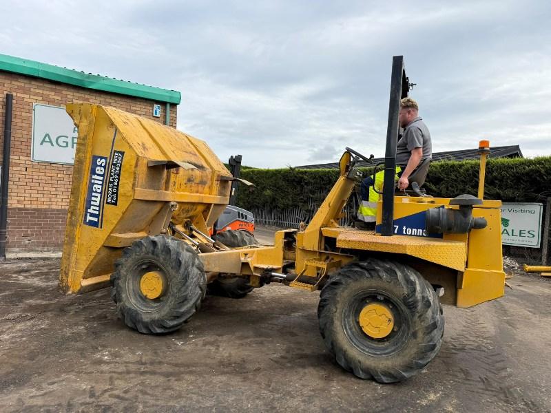 THWAITES 7 TONNE STRAIGHT TIP DUMPER*C/W PERKINS ENGINE*VIDEO*