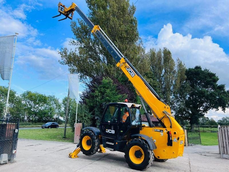 JCB 535-125HI VIZ 4WD TELEHANDLER *YEAR 2014,12.5 METER* C/W PALLET TINES *VIDEO*