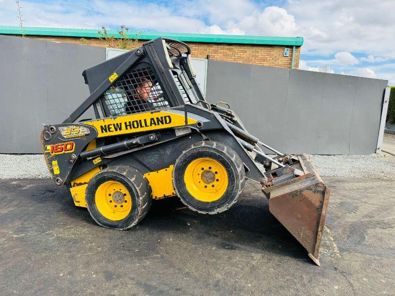 NEW HOLLAND L160 SKIDSTEER LOADER*C/W BUCKET*VIDEO*