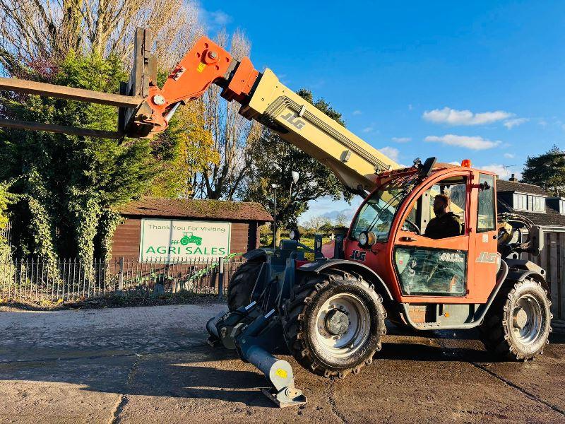 JLG 4013 4WD TELEHANDLER *YEAR 2008, 6264 HOURS* C/W LONG PALLET TINES *VIDEO*