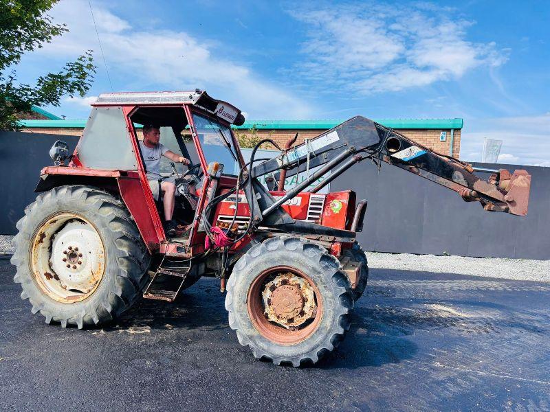 FIAT 80-90 FRONT LOADER TRACTOR*C/W FRONT LOADER*VIDEO*