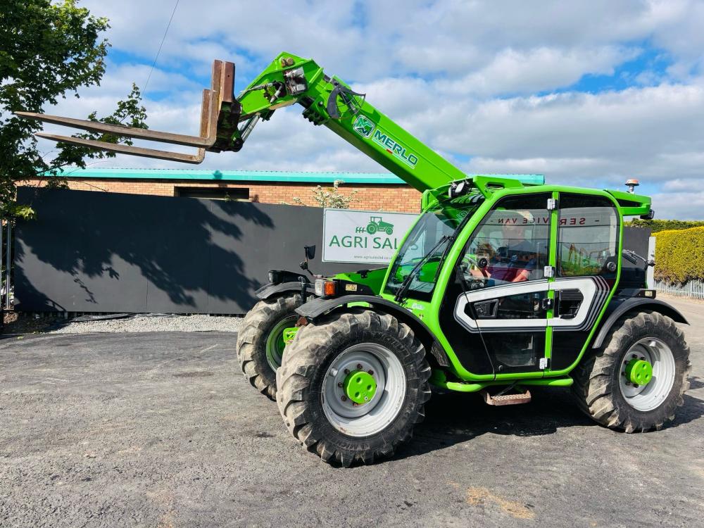 MERLO TF33.7 115 TURBO TELEHANDLER*AG SPEC *C/W PALLET TINES*YEAR 2017*VIDEO*