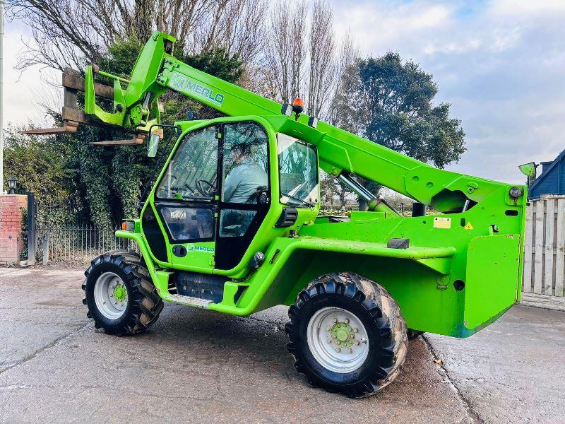 MERLO P60.102 4WD TELEHANDLER *YEAR 2010, 10 METER, 6 TON LIFT* ENGINE SMOKES *VIDEO*
