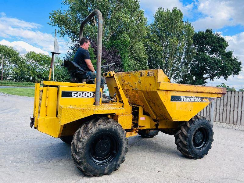THWAITES ALLDRIVE 6000 4WD DUMPER C/W ROLE BAR & PERKINS ENGINE *VIDEO*