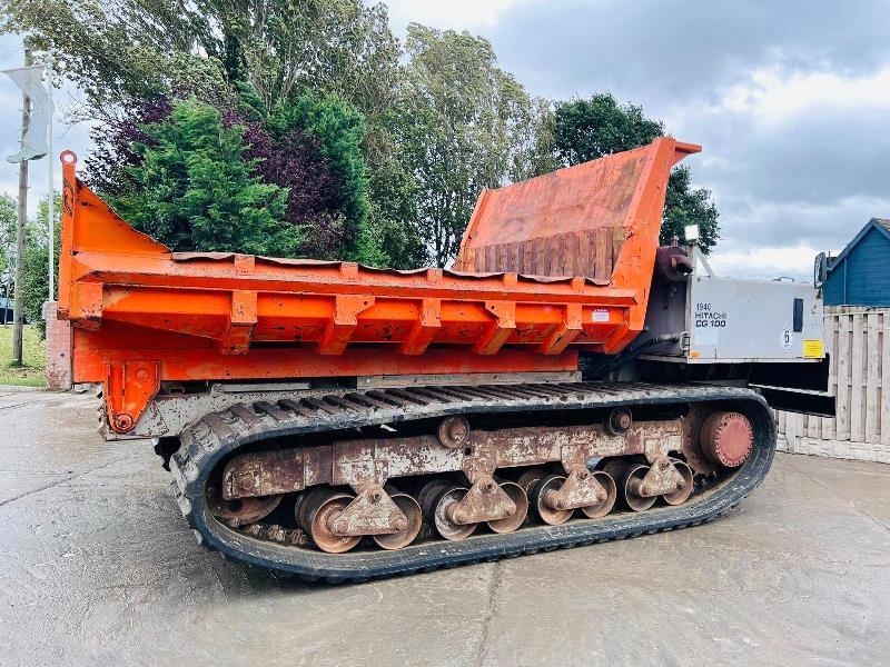 HITACHI CG100 TRACKED DUMPER C/W RUBBER TRACKS & REVERSE CAMERA *VIDEO*