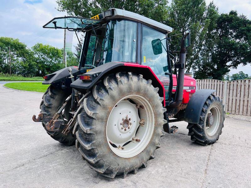 MASSEY FERGUSON 6180 4WD TRACTOR *5576 HOURS* C/W FRONT LINKAGE*VIDEO*