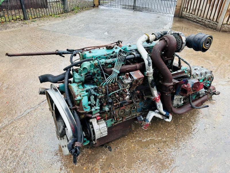 VOLVO TURBO 6 CYLINDER ENGINE & GEAR BOX *VIDEO*