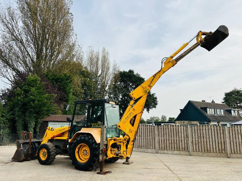 FERMEC 750 4WD BACKHOE DIGGER C/W EXTENDING DIG *VIDEO*