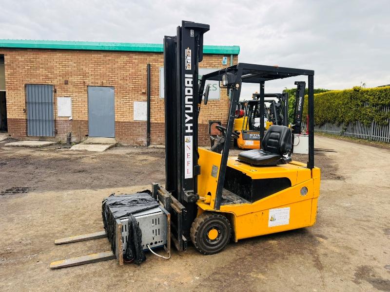 HYUNDAI HBF 15T ELECTRIC FORKLIFT*C/W CHARGER*VIDEO*