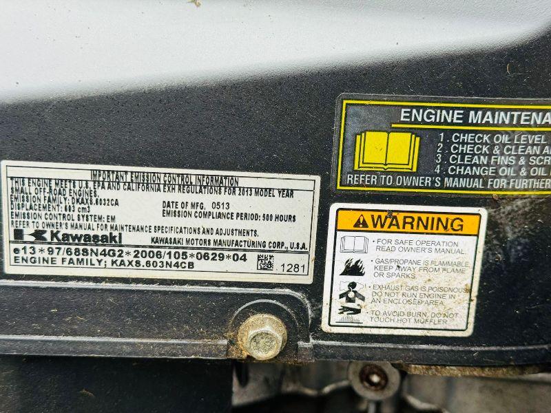 DR POWER WALK BEHIND MOWER*C/W KAWASAKI ENGINE*YEAR 2013*VIDEO*