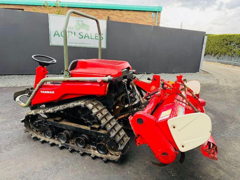 YANMAR AC18 TRACKED COMPACT TRACTOR*C/W AR160 ROTOVATOR*VIDEO*