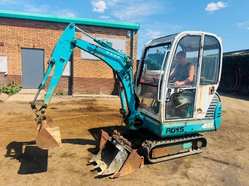 JCB 8015 EXCAVATOR*C/W SELECTION OF BUCKETS*VIDEO*