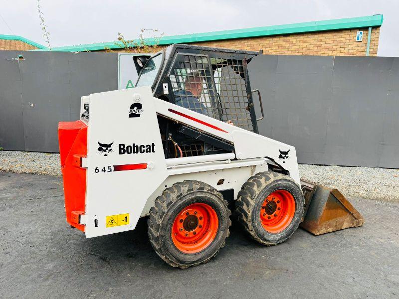 BOBCAT 645 WHEELED SKIDSTEER*C/W BUCKET*3835 HOURS*VIDEO*