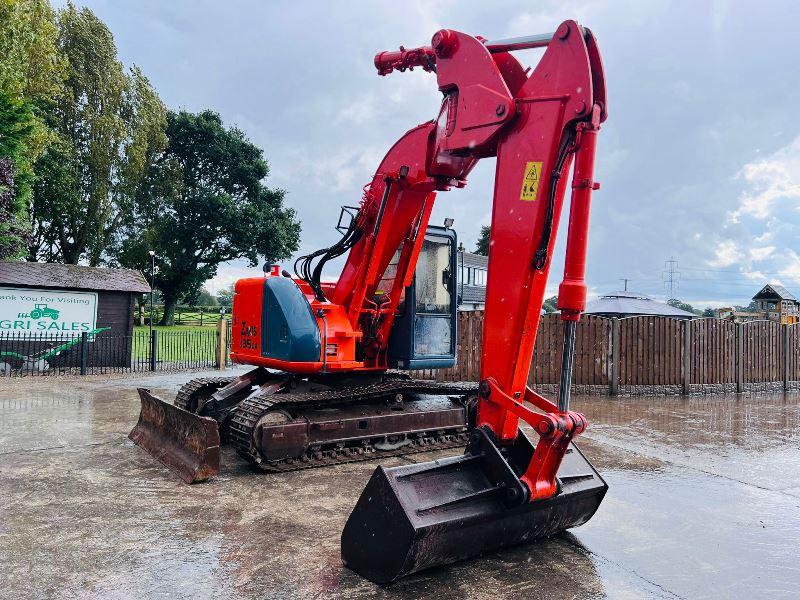 HITACHI ZAXIS 135UR TRACKED EXCAVATOR C/W FRONT BLADE *VIDEO*