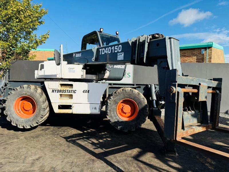BOBCAT TD40150 ROTO TELEHANDLER*C/W PALLET TINES*VIDEO*