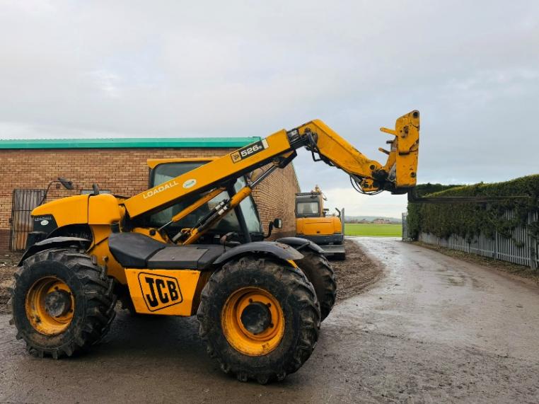 JCB 526S TELEHANDLER*C/W PALLET TINES*VIDEO*