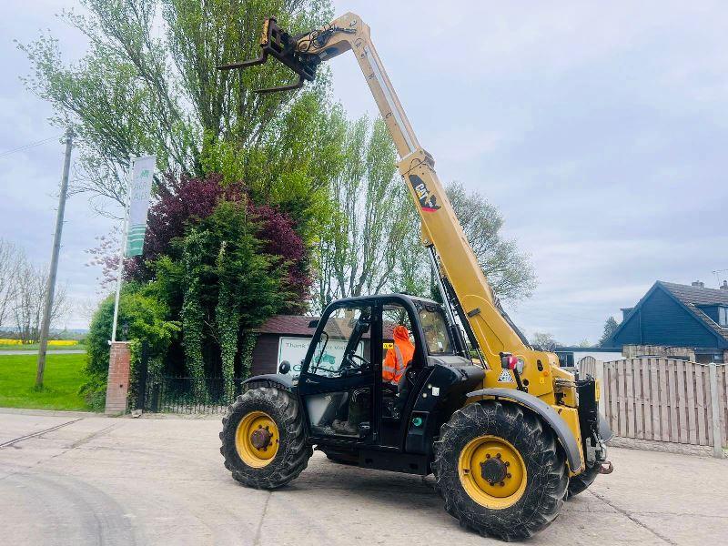 CATERPILLAR TH406AG 4WD TELEHANDLER *AG-SPEC , YEAR 2012* C/W PALLET TINES *VIDEO*