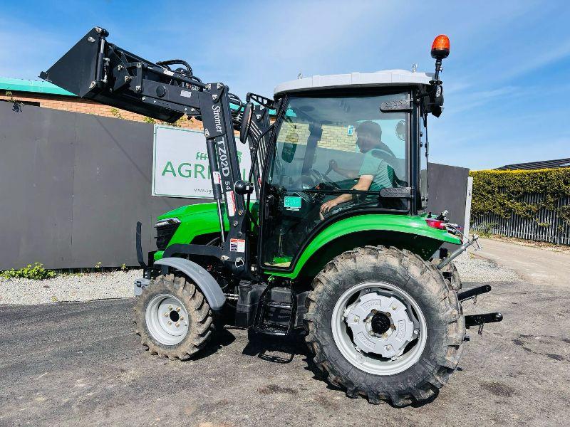 NEW *UNUSED*SIROMER ME354 TRACTOR *C/W LOADER AND 3 IN 1 BUCKET*VIDEO*