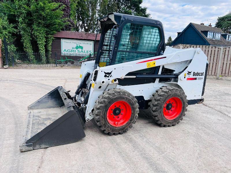 BOBCAT S550 4WD SKIDSTEER *YEAR 2016, 3974 HOURS* C/W BUCKET *VIDEO*