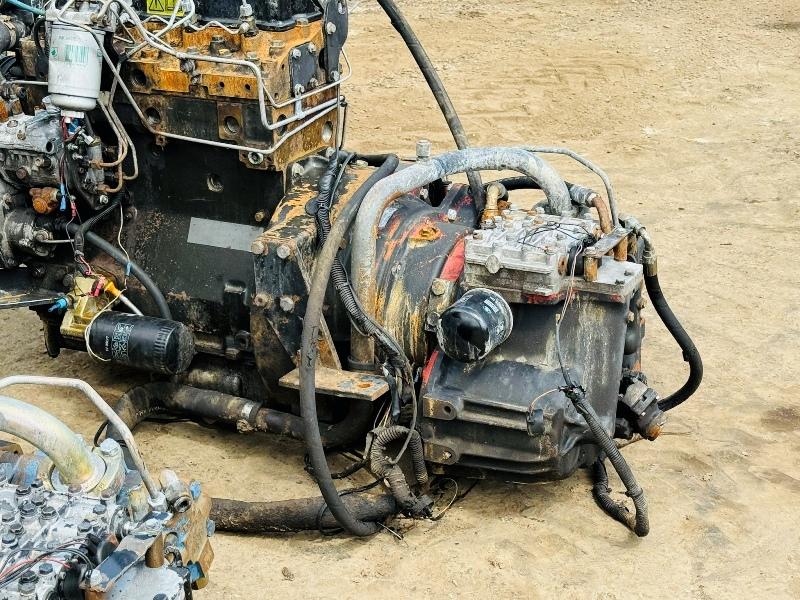 4 CYLINDER PERKINS PHASER ENGINE*C/W TRANSMISSION*3 LEFT*VIDEO*