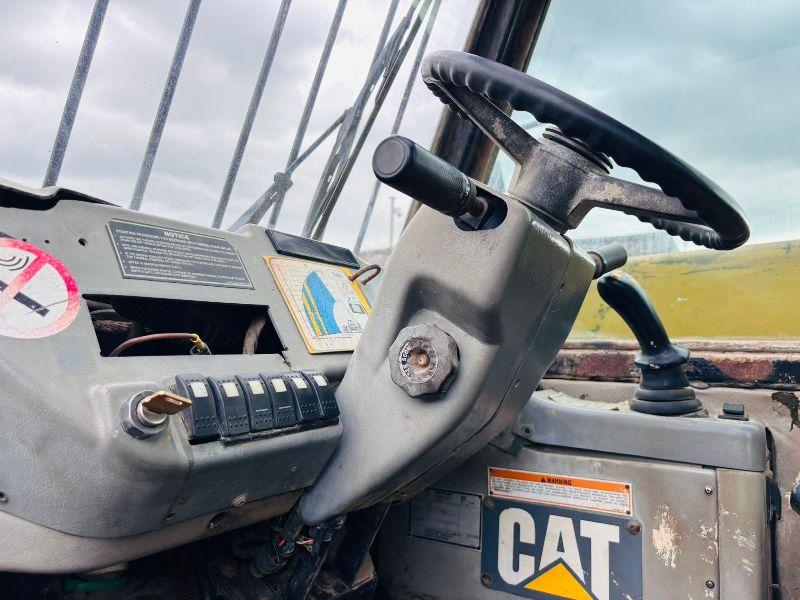CATERPILLAR TH63 4WD TELEHANDLER *C/W SWAY & PALLET TINES*VIDEO*