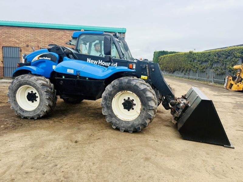 NEW HOLLAND LM425A TURBO TELEHANDLER*C/W BUCKET*VIDEO*