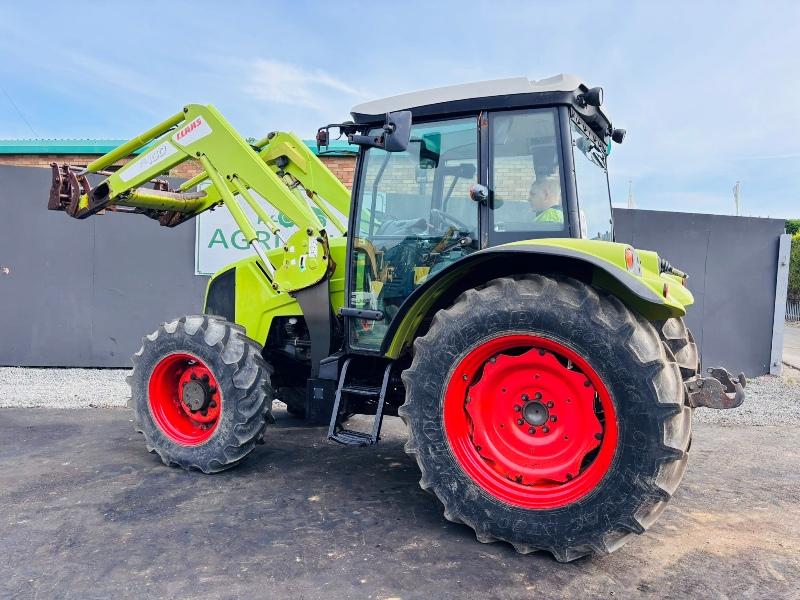 CLAAS AXOS 320 CX*C/W FL100 FRONT LOADER*ONLY 702 HOURS*YEAR 2010*VIDEO*