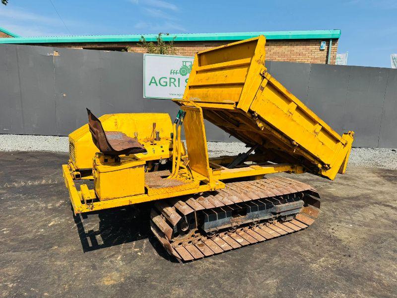 3 TONNE TRACKED DUMPER*C/W HYDRAULIC TIP*VIDEO*