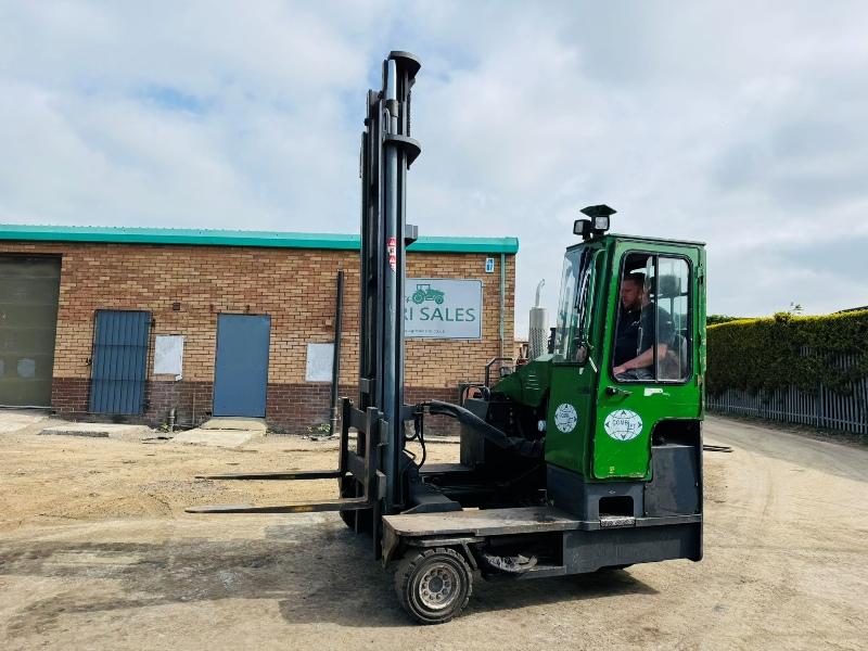 COMBILIFT C4000 DIESEL TRUCK MOUNTED FORKLIFT*C/W FORK POSITIONER*VIDEO*