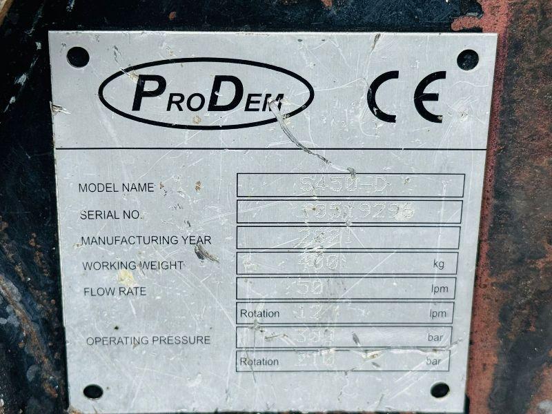 PRODEM S450-D SELECTOR GRAB* SPARES AND REPAIRS*YEAR 2021*