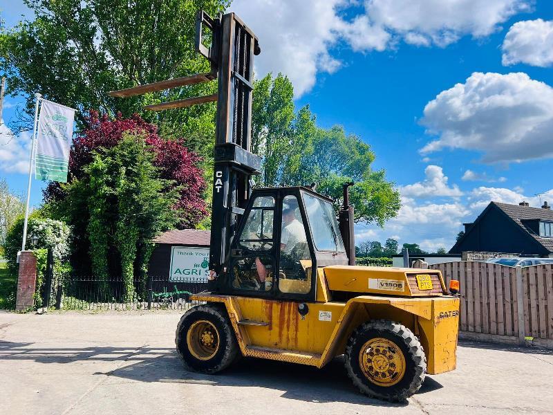 CATERPILLAR V180B DIESEL FORKLIFT C/W 2 STAGE MAST *VIDEO*