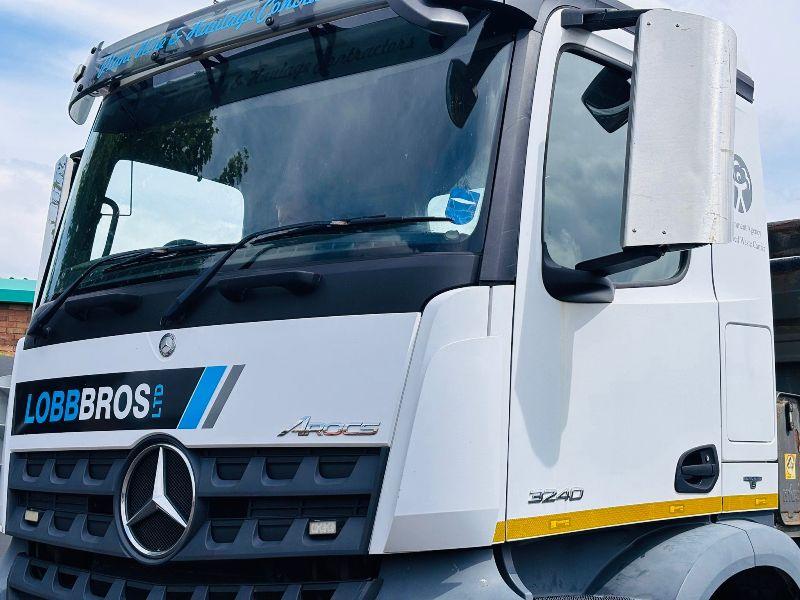 MERCEDES AROCS 3240K 8X4 TIPPER TRUCK*C/W EASY SHEET*YEAR 2016*VIDEO*
