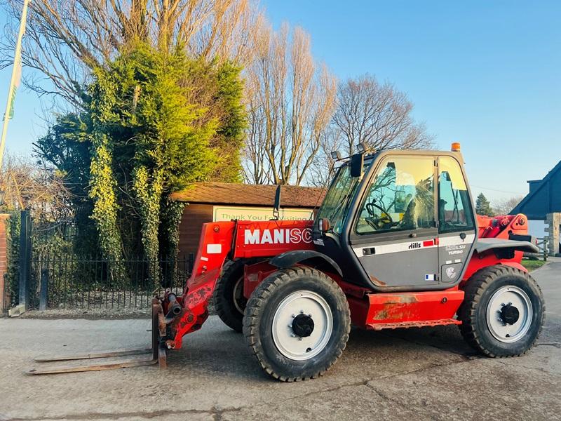 MANITOU MLT845-120 4WD TELEHANDLER C/W PALLET TINES *VIDEO*