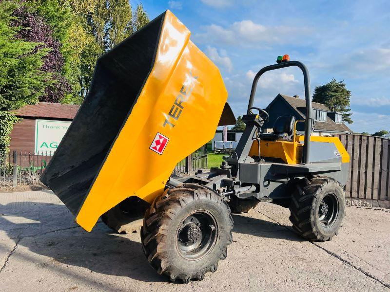 TEREX TA6 4WD DUMPER * YEAR 2014, 1499 HOURS* C/W ROLE BAR *VIDEO*