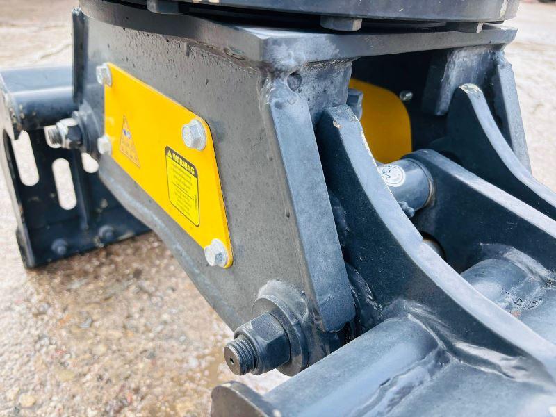 UNUSED MUSTANG GRP150 HYDRAULIC ROTATING SELECTOR GRAB *YEAR 2023* VIDEO *