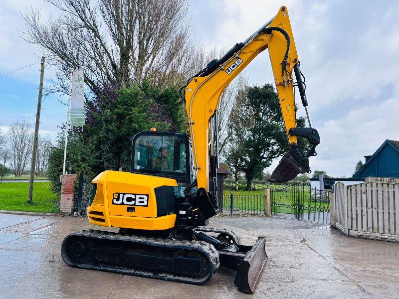 JCB 86C-1 EXCAVATOR *ZERO SWING, YEAR 2015* C/W QUICK HITCH *VIDEO*