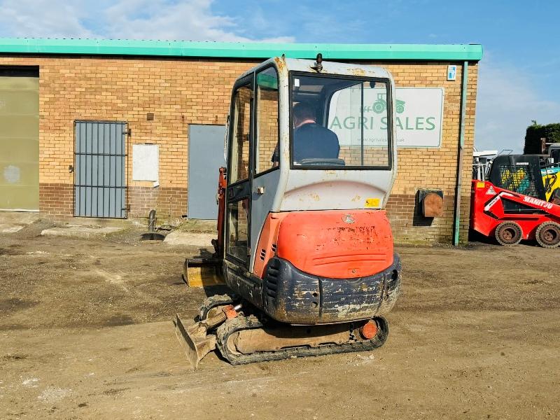 KUBOTA MINI EXCAVATOR*C/W OFFSET BOOM*VIDEO*