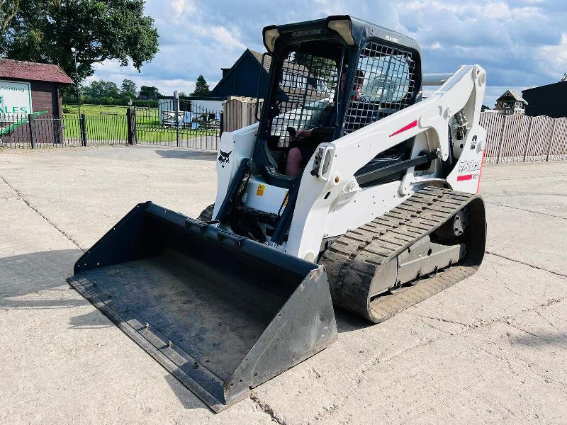 BOBCAT T650 TRACKED SKIDSTEER *YEAR 2013, 1880 HOURS* C/W BUCKET *VIDEO*