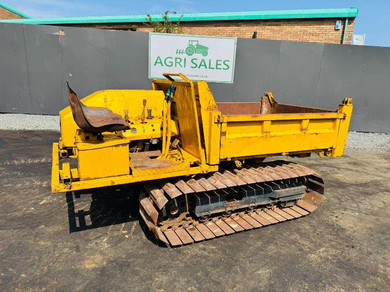 3 TONNE TRACKED DUMPER*C/W HYDRAULIC TIP*VIDEO*