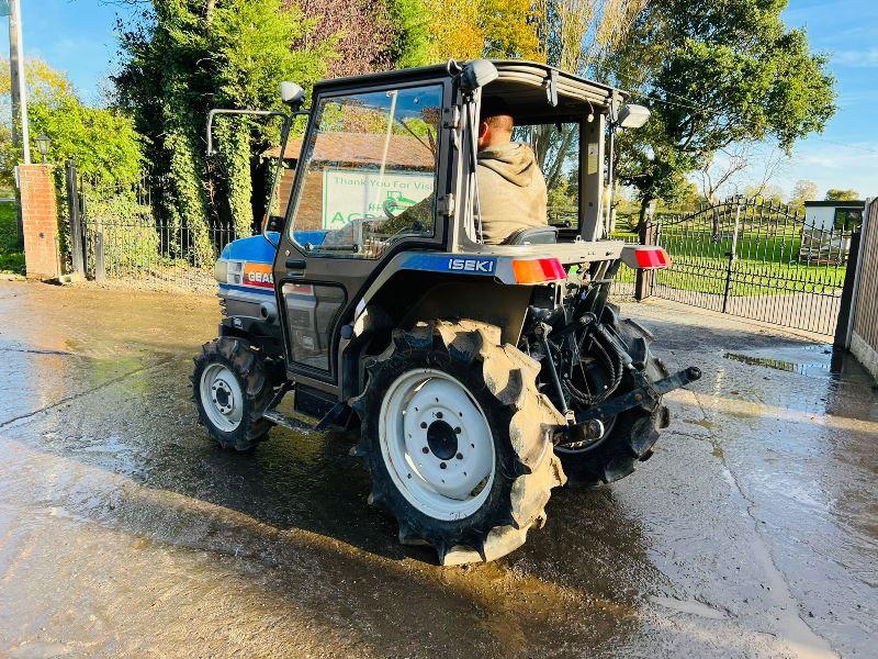 ISEKI TG21 4WD COMPAC TRACTOR * 1162 HOURS * C/W REAR LINKAGE 